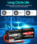 Beefy 2S 7.4V 5200mAh 80C LiPo Battery Pack With Durable Hard Case And T Plug Connector For RC Cars Trucks Boats Buggies