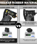 Comparison of Avokin and Other Inner Tubes, featuring Two Pack 16x3.0 Inner Tubes With 90 Degree Angled Valve For 16 Inch Tires