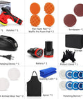 Cordless Car Buffer Polisher Kit With Six Speed Rotary Polisher Pro Grade No Cord Detailing Tool 120W Motor Includes Accessories