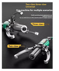 Beefy 10 Ton To 20 Ton Hydraulic Three Jaw Bearing Puller With Integrated Lateral Split Arms, two modes shown in image.