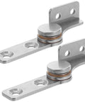 2 Pack 304 Stainless Steel Torque Hinges with damping and position control for doors cabinets and folding tables side view