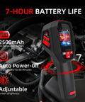 Handheld Thermal Imaging Camera With 240 X 240 Resolution, 7-hour battery life, shown with feature highlights in engine view.