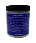 DF600 Tungsten Sharpener With 4.5 Oz Chemical Sharpening Compound For TIG Welding Electrodes jar with usage directions.