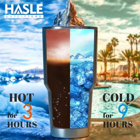 Hardcore 30oz Stainless Steel Tumbler Featuring Double Wall Vacuum Insulation That Keeps Your Drink Frosty Or Piping Hot Through Any Hustle A Tough Grab And Go Travel Coffee Mug Built To Handle Daily Grind With Matte Finish.