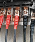 Top Grade 220 Pieces Copper Wire Lug Kit With AWG 6 8 10 And 12 Battery Cable Ends Includes Ring Terminals Heat Shrink Tubes Plus Storage Box For Your Rig. copper lugs on power cables