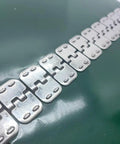 Stainless Steel Conveyor Belt Fasteners With Hinge Pin, 24 Inch, 2 Pairs In A Box, Industrial Belt Lacing For 3 To 5mm Belt Thickness