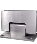 Stainless Steel Glass Door Hinge For Cabinets And Showers Clip In Mount Fits 8 To 12 Mm Thick Glass Anti Bounce Screw