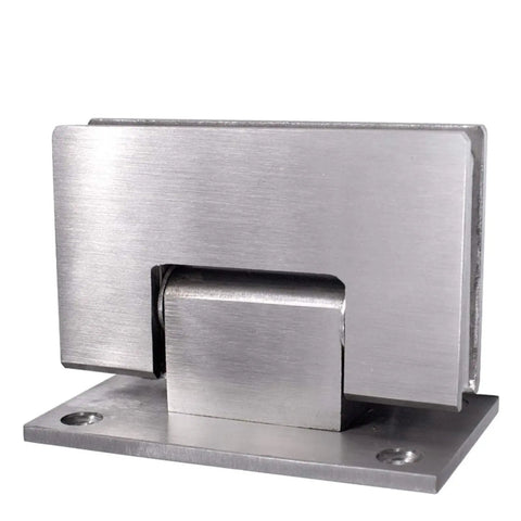 Stainless Steel Glass Door Hinge For Cabinets And Showers Clip In Mount Fits 8 To 12 Mm Thick Glass Anti Bounce Screw