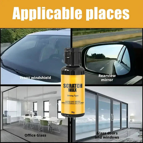 Glasses Scratch Remover And Anti Fog Lens Cleaner Spray 30g Compact Travel Kit for sunglasses, watches, cameras, and windows.