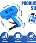 5 In 1 Do It All Bike Chain Cleaner And Emergency Repair Tool Kit dimensions with blue professional chain scrubber