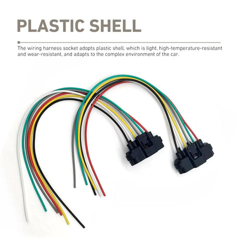 Drop In Throttle Body Wiring Harness Plug 6 Pin TPS Sensor Pigtail Replacement Adapter Easy Install For OEM 90980 11858