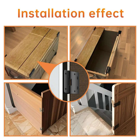 Six Pack Five Knuckle Door Hinges For Three Quarter Inch Thick Doors, 270 Degree Full Rotation Stainless Steel Institutional Hinge installed on various doors