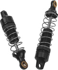 4 Pack Aluminum RC Shock Absorbers Front And Rear Damper Kit for One Eighteen Losi Mini T Two Zero Mini B 2WD Black