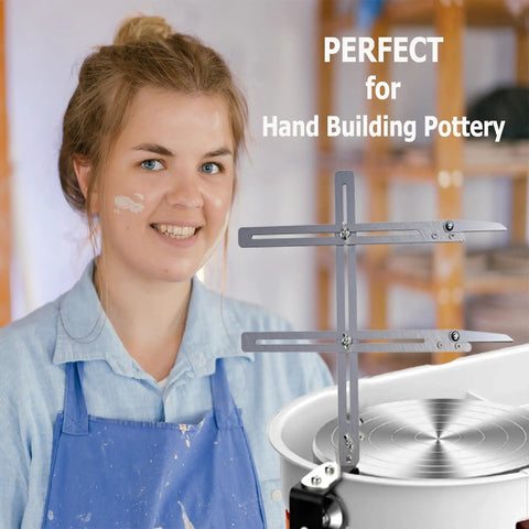 Adjustable Pottery Gauge And Height Measuring Tool For Wheel Throwing, Nail Repeat Forms Every Damn Time, Ceramic Clay Shaping Instrument That Delivers Straight Up Precision And Flawless Consistency On The Potter Wheel