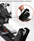Close-up of Manual Tile Cutter Pro Grade High Precision Tool with die-cast aluminum handle and steel frame adjustment detail.