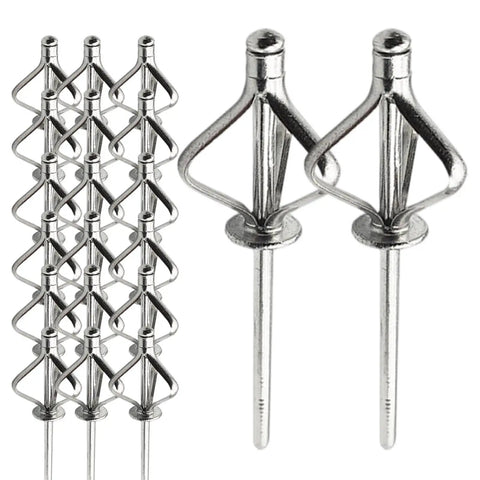 Heavy Duty Pro Grade Anti Vibration Pop Rivets Kit 20 Pieces 6.4mm All Aluminum Lantern Shaped Blind Rivets With Stainless Mandrel
