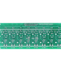 Green 8 Channel Optocoupler Isolation Board For 220V AC Detection, ideal for PLC and MCU interface, showing circuit layout