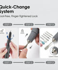 Versatile Micromotor Handpiece 0 To 35,000 RPM For Wood Carving, Silicone, Glasswork, Ceramics, Jewelry And DIY Crafts, Low Vibration, Smooth Control, Durable Build, Compatible With Marathon Control Box with quick-change 2.35mm interface