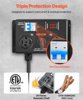 Handy Manual Ev Charger Switch That Plugs Right Into Nema 14 30 Or 14 50 Dryer Outlets for Level 2 Charging with Circuit Breaker