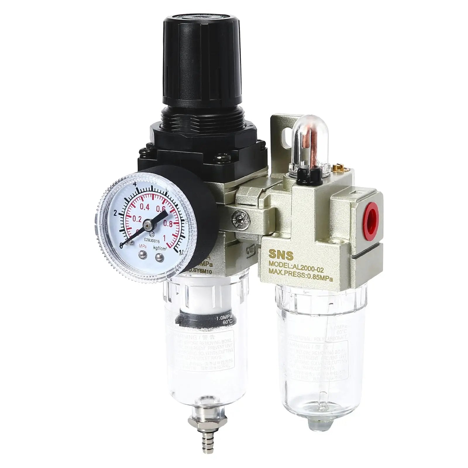 Dual FRL Air Filter Regulator Combo Ready
