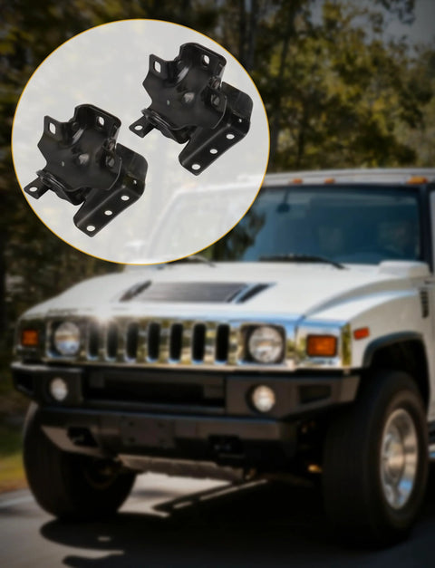 Left And Right Engine Motor Mounts Heavy Duty Direct Replacement For 1999 To 2006 Chevy Silverado Tahoe Sierra 1500 V8 4.8L 5.3L 6.0L OE Style A2909 A2909 shown near a vehicle