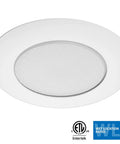 6 Inch White Recessed Shower Trim With Albalite Lens Fits 6 Inch Recessed Housings 8 Inch Trim Diameter 5.25 Inch Aperture