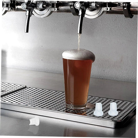 Duck Bill Valve Keg Coupler Replacement 2 Pack For Beer Keg Systems Plastic Material Restores Valve Function And Keeps Beer Fresh And Pure For Bar Pros And Home Draft Setups Reduces Foam And Delivers Smooth Pours., beer pouring into pint glass