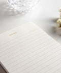 Executive Desk Notepads Bundle For Professionals, Minimalist Lined Memo Pads With Gold Foil Accents, FSC certified, 80 GSM