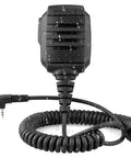 Walkie Talkie Shoulder Speaker Mic With IP54 Waterproof 2 Pin K Plug Rugged Design product image showing water resistance