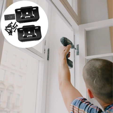 Person installing Semi Concealed Cabinet Hinges Self Close With Steel Spring Half Inch High Stability for cabinets