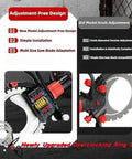 Comparison of adjustment-free design features for 8900W Monster Power Electric Concrete Saw and old model.