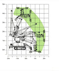 Diagram of a Heavy Duty Glass Sheet Cart With Smooth Glide Glass Panel Trolley For Zero Stress Installation And Fast Moving Jobs.