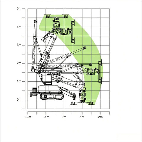 Diagram of a Heavy Duty Glass Sheet Cart With Smooth Glide Glass Panel Trolley For Zero Stress Installation And Fast Moving Jobs.