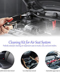 Pro Shop Grade Heavy Duty Air Blow Gun Kit Built Tough With Quarter Inch NPT Lever And Swappable Metal Nozzles for engine bay dust removal.