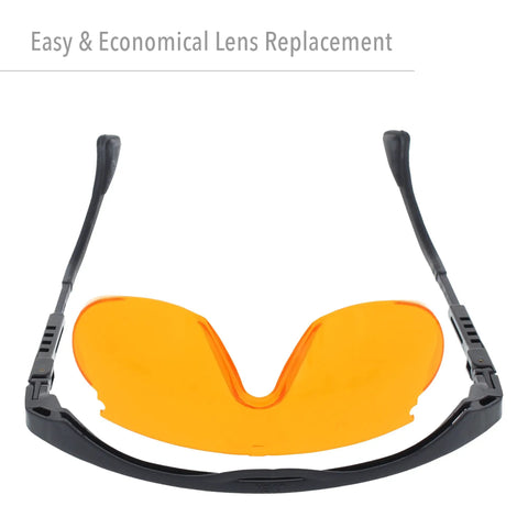 Blue Light Blocking Computer Glasses With SCT Orange Lens For Eye Strain Relief And All Day Comfort Reducing Screen Fatigue On Laptops Desktops And Tablets