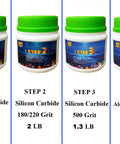 7 Lb Rock Tumbler Grit Set With 4 Step Media Coarse Medium Pre Polished Final Polish For Any Rock Tumbler Stone Polisher