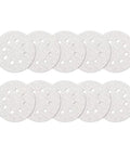 Kick Ass 100 Pc 5 Inch Sanding Discs With Hook And Loop For Orbital Sander Wood Metal Jobs 60 To 1000 Grit Premium Abrasive Wet Dry Performance, set of 10 sanding discs.
