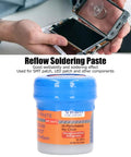 Premium No Clean Solder Paste Sn63 50g for SMT PCBA LED electronics repair with high performance flux jar