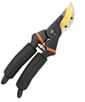 8.5 Inch Pruning Shears With Titanium Coated Japanese SK5 Steel Blade For Heavy Duty Garden Pruning Bypass Pruners With Ergonomic Handles