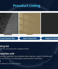 Dual Sided PEI 300x300 Build Plate With Smooth And Textured Surfaces Spring Steel Magnetic Flexible Heated Bed overview