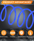 Cool DMiotech 6Pcs Blue Silicone Vacuum Hose Kit For Cars Including 1/8 Inch To 3/8 Inch Inner Diameter High Pressure Tubing Great For Engine Air Lines Windshield Washer Fluid Transfer And Auto Projects Handling Up To 130 PSI Max Pressure With Five Feet, blue silicone hose coils