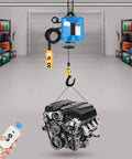 Heavy Duty Electric Hoist With 1100 Lb Capacity And 1500W Motor For Lifting Heavy Equipment Up To 25 Feet with overhead engine lift.
