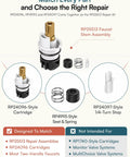 No Sweat Top Shelf Two Handle Delta Faucet Repair Kit Rp25513 Stem Assembly with RP24096 Cartridge and RP4993 Seat