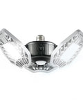 Motion Activated Garage Light With 96 Ultra Bright LEDs, 6000 Lumens, No Tools Needed, Easy Screw In Installation, front view
