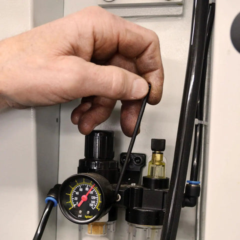 Using Set Of 9 Balldriver Stubby L Wrenches In 1.5 To 10 Mm, Angled Entry Up To 25 Degrees For Tight Spaces on gauge panel