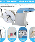 Super Slick Automatic Twist Tie Machine Seals And Bundles Bags Fast Like A Pro For Bread Toys Or Candy Making Up To Forty Ties Per Minute, showing wire feeding and automatic bundling features.