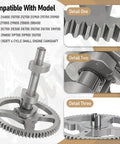 Camshaft Kit With Gaskets And Oil Seal For Lawn Tractors And Riding Mowers Replaces 84005207 793880 697110 795387 793583 792681 791942 795102 Includes 272475S Gasket With Fastening Screws Fits Toro LX426 And Other Common Engine Models., 4-cycle small engine camshaft with gear and shaft close-up