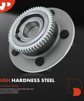 Beefed-Up Front Wheel Bearing And Hub Assembly With ABS Ring For Dodge Ram 1500 2000 2001 5-Lug RWD 2-Pack shown