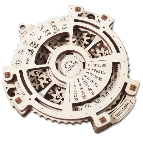 Date Navigator Wooden Mechanical Model Puzzle Kit Build Your Own Realistic Gear System Educational STEM Toy For Adults And Teens Open Box Hands On Mechanical Experience, wooden date wheel