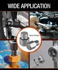 25 Piece Pro Grade Screw Extractor Set With Hex Head Multi-Spline Easy Out Bolt Remover Tool for removing bolts and screws